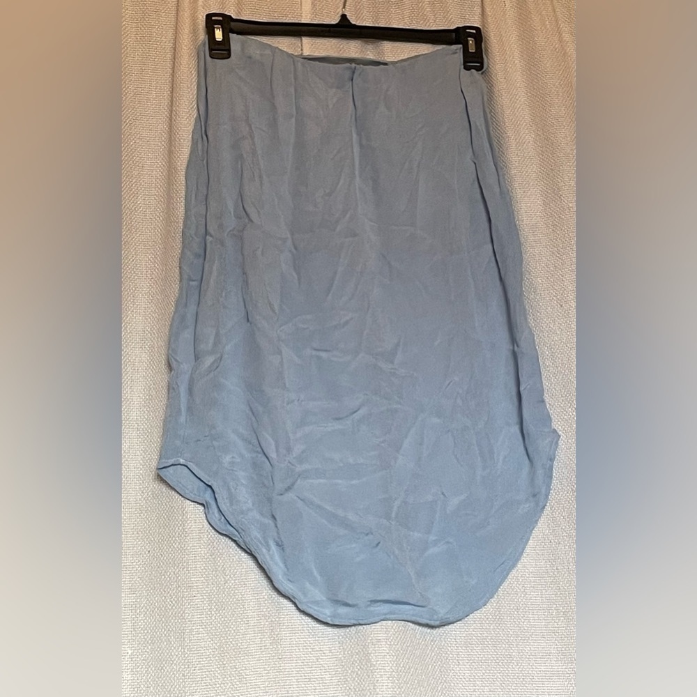 Maven West Maya Blue scoop hem skirt NWT - Picture 2 of 6